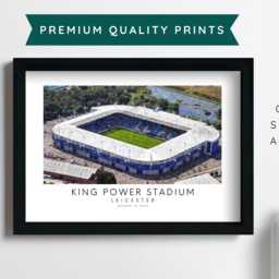 Leicester City King Power Stadium Art Print - Poster Impressionist Painting Drawing Gift For Him Football Fan Dad Granddad Son Brother Fc - thumbnail 2