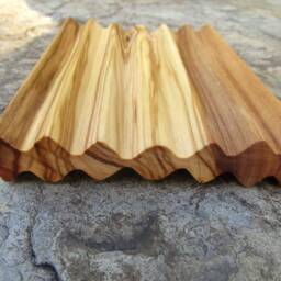 Soap Dish Olive Wood Grooved Rectangular Tray Wooden Corrugated Handmade Ribbed Bathroom Nature Alentejoazul Portugal Sustainable - thumbnail 3