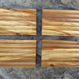 Soap Dish Olive Wood Grooved Rectangular Tray Wooden Corrugated Handmade Ribbed Bathroom Nature Alentejoazul Portugal Sustainable - thumbnail 4