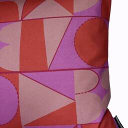Taking Shape Cushion - Pink + Poppy - thumbnail 2