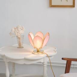 Flower Table Lamp - Sugar & Gold - thumbnail 3
