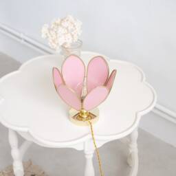 Flower Table Lamp - Sugar & Gold - thumbnail 4