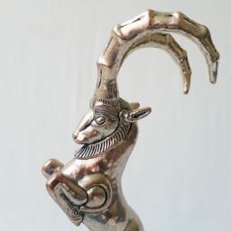 Ram Handle Of Achaemenid Vessels Replica Ancient Persian Decor - thumbnail 2