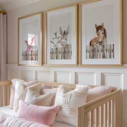 Farm Nursery Prints, Yard, Animals Decor, Kids Nursery, Print, Set Of 3 - thumbnail 2