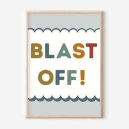 Set Of 3 Space Prints With A Personalised Rocket Print. Perfect For Nursery, Bedroom Or Playroom - Prints Only - thumbnail 2
