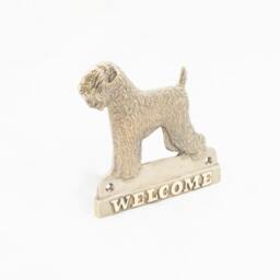 Black Russian Terrier, Dog Welcome, Hanging Decoration, Limited Edition, Artdog - thumbnail 4