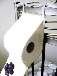 Home Decoration...guest Bathroom Accessories...neutral & Brown ... Toilet Paper Holder - thumbnail 3