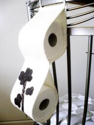 Home Decoration...guest Bathroom Accessories...neutral & Brown ... Toilet Paper Holder - thumbnail 1