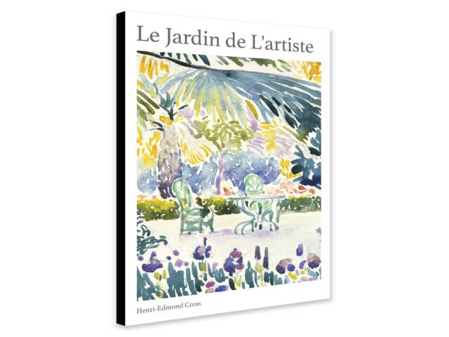 Henri Edmond-Cross Watercolor Art Print - Le Jardin De L'artiste, Canvas Or Photo - image 1