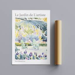 Henri Edmond-Cross Watercolor Art Print - Le Jardin De L'artiste, Canvas Or Photo - thumbnail 3