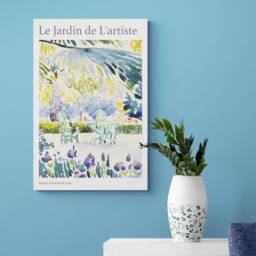 Henri Edmond-Cross Watercolor Art Print - Le Jardin De L'artiste, Canvas Or Photo - thumbnail 2