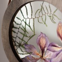 Pressed Flower Frame - Round Framed Wall Decor 8 - thumbnail 2