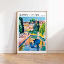 Leamington Spa Travel Poster British Heritage Art Print - thumbnail 3