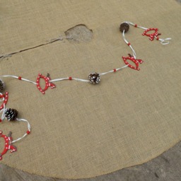 Christmas Burlap Tree Skirt Rustic Decor Country Decorations - thumbnail 2