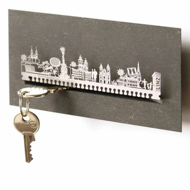 Linz Souvenir Gift Tube Stylish Silhouette Skyline Design - Perfect For City Lovers Ideal Home D??cor & Idea - image 1