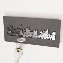 Linz Souvenir Gift Tube Stylish Silhouette Skyline Design - Perfect For City Lovers Ideal Home D??cor & Idea - thumbnail 2