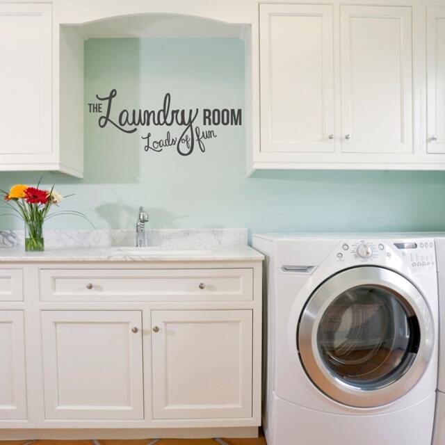 Laundry Room Loads Of Fun Vinyl Wall Decal - Humorous Home Decor - image 1