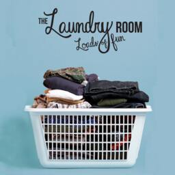 Laundry Room Loads Of Fun Vinyl Wall Decal - Humorous Home Decor - thumbnail 2