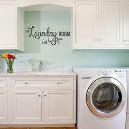 Laundry Room Loads Of Fun Vinyl Wall Decal - Humorous Home Decor - thumbnail 1