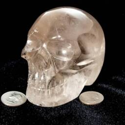 Smoky Quartz Crystal Skull - thumbnail 1