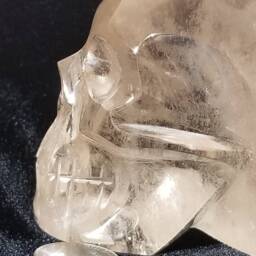 Smoky Quartz Crystal Skull - thumbnail 4