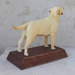 Handmade Labrador Retriever Resin Sculpture Home Decor & Gift For Dog Lovers - thumbnail 2