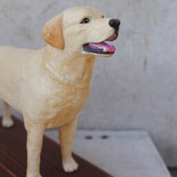 Handmade Labrador Retriever Resin Sculpture Home Decor & Gift For Dog Lovers - thumbnail 3