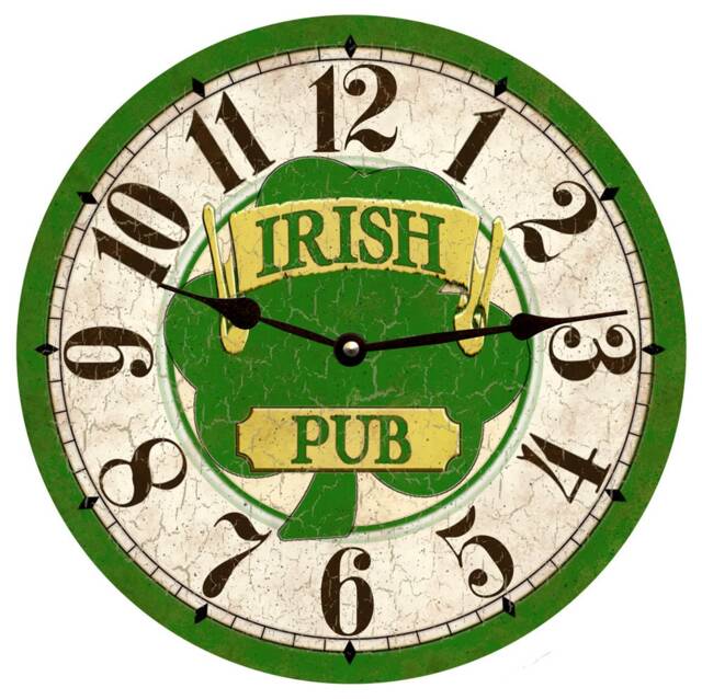 Irish Pub Clock - Ireland Clock - image 1
