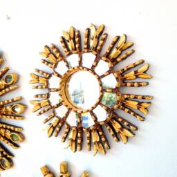 "Peruvian Mirrors ""Rainbow Hojillas Collection" - thumbnail 3