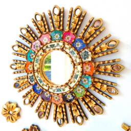 "Peruvian Mirrors ""Rainbow Hojillas Collection" - thumbnail 2