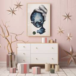 Satin Sea - Gicl??e Art Print/Poster Watercolor Painting By Joanna Jensen - thumbnail 2