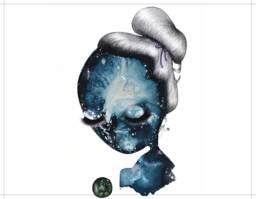 Satin Sea - Gicl??e Art Print/Poster Watercolor Painting By Joanna Jensen - thumbnail 1