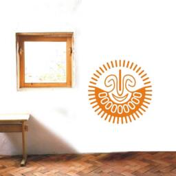 Tribal Native American Indian Mexican Maya Sun Vinyl Wall Decal Adhesive Sticker Home Interior Art Decor - thumbnail 2