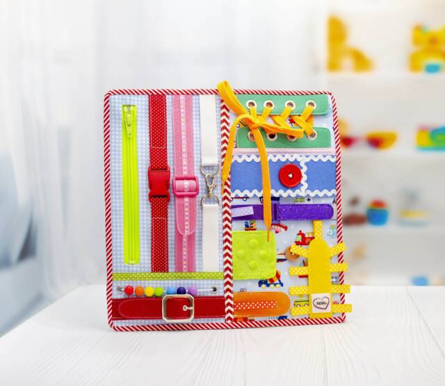 Sensory Activity Board Fine Motor Skills Toy For Toddlers - image 1