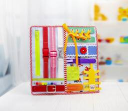 Sensory Activity Board Fine Motor Skills Toy For Toddlers - thumbnail 1