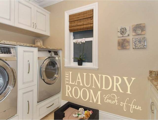 The Laundry Room Decal, Stickers, Sticker, Wall Quote, Quote - image 1
