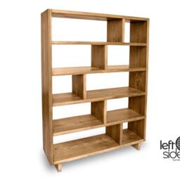 Solid Wood Bookcase Display Shelves, Low Shelving Unit, Choose Between 3, 4 Or 5 Shelves - thumbnail 2