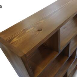 Solid Wood Bookcase Display Shelves, Low Shelving Unit, Choose Between 3, 4 Or 5 Shelves - thumbnail 3