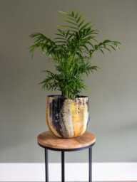 Handmade Soraya Metal Plant Pot Large Retro Planter - D24cm, D33cm - thumbnail 1