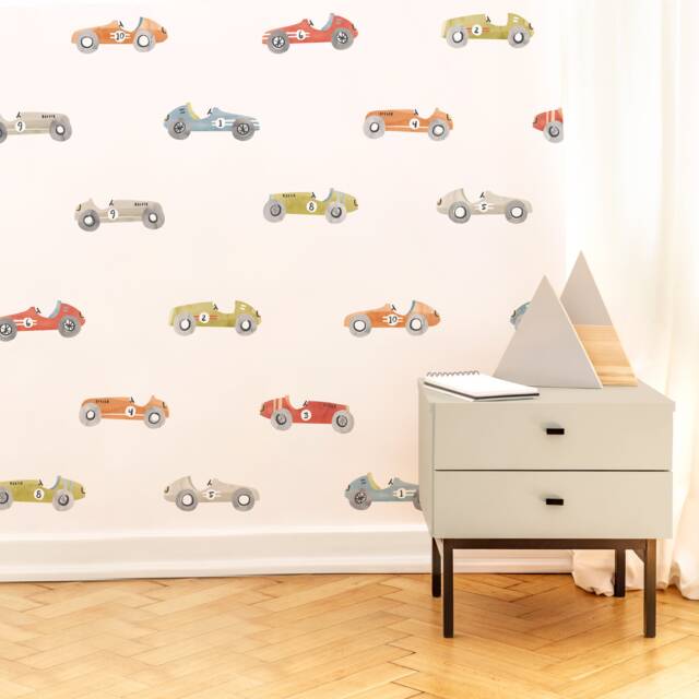 Hot Rods - Peel-And-stick Wall Decals Mej - image 1