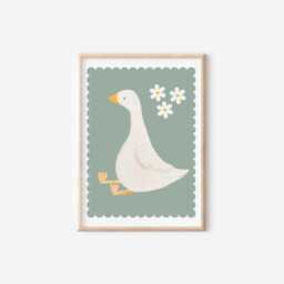 Set Of Pretty Whimiscal Gallery Wall Prints For A Playroom, Girls Bedroom Or Nursery - Unframed - thumbnail 3