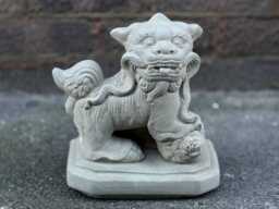 Unique Guardian Lion Statue Concrete Large Figurine Stone Wildlife Sculpture Outdoor Gothic Decoration Garden Ornament Lion Lover Gift - thumbnail 1