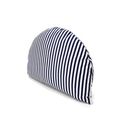Handmade Half Moon Stripe Pillow, Unique Dome Shape, Decorative Throw Pillow - thumbnail 2