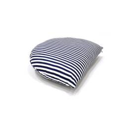 Handmade Half Moon Stripe Pillow, Unique Dome Shape, Decorative Throw Pillow - thumbnail 3