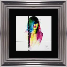 Patrice Murciano Wall Art -Fashion Laura- Framed Print With Border - 55cm X 55cm - Choice Of Frame Colour - thumbnail 3