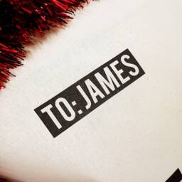 Personalised Santa Sack/stocking - Rebel Without A Claus Christmas Bag Xmas Gift Free Delivery - thumbnail 2