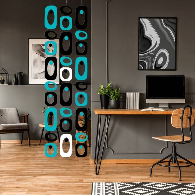 Totally Rad Beatnik Party Mid Century Modern Room Divider Diy Kit Retro Home Decor - image 1