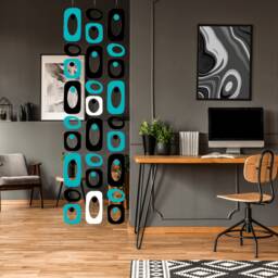Totally Rad Beatnik Party Mid Century Modern Room Divider Diy Kit Retro Home Decor