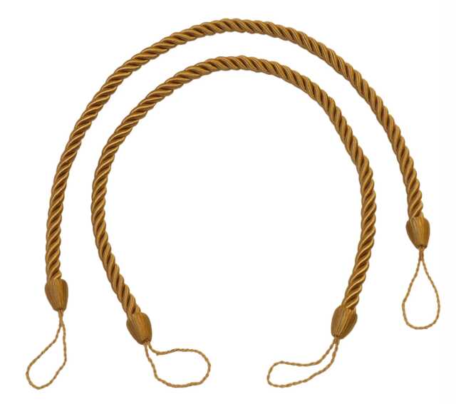 "D??copro Curtain & Drapery Decorative Rope Tieback, Spread 26"" - 66cm, 1/2"