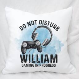 Personalised Gamers Cushion, Ideal Gift For Gaming Enthusiasts, New Choice Of Designs - thumbnail 3